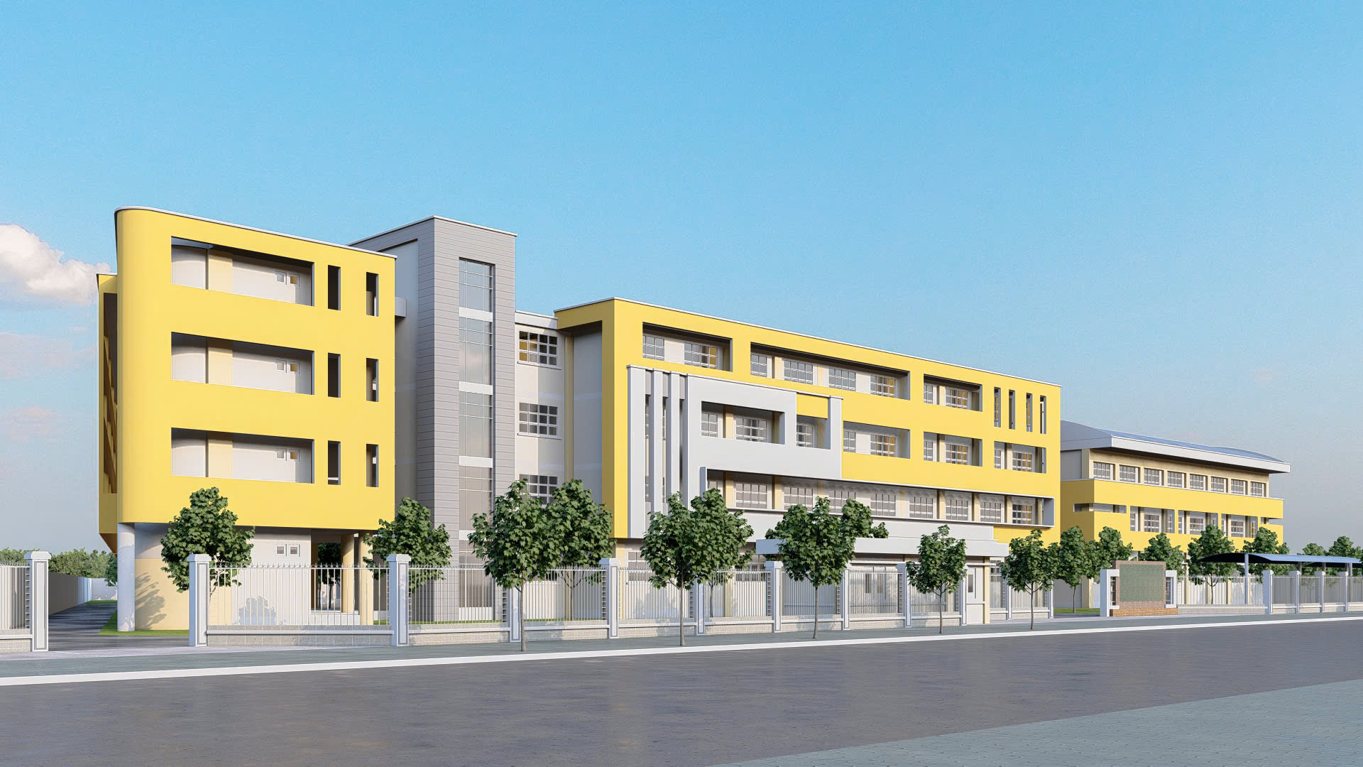 MẶT BẰNG TỔNG THỂ TRƯỜNG TIỂU HỌC TRẦN ĐẠI NGHĨA - BÌNH TÂN